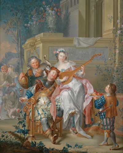 Music Society Outdoors by Johann Georg Platzer